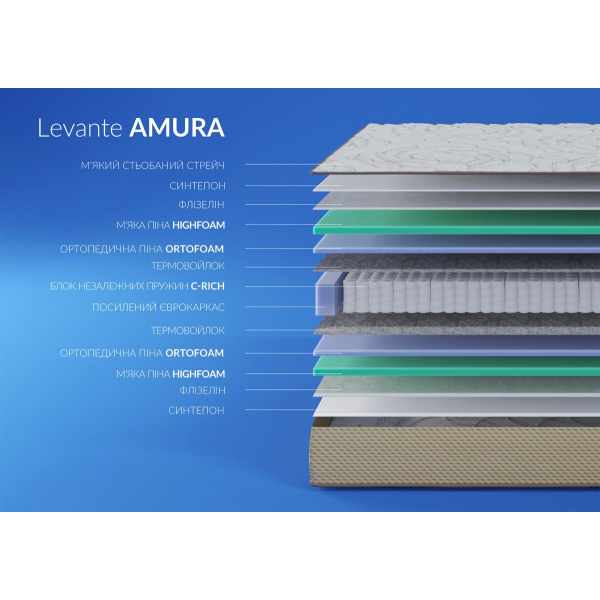 Матрас Levante AMURA / АМУРА 90x190